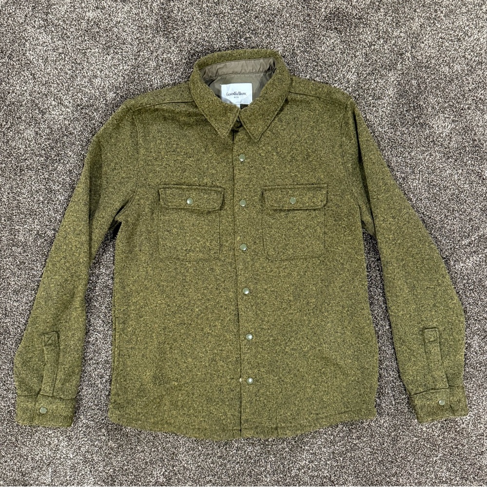 Men’s Medium green goodfellow shirt jacket